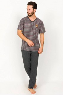 Піжама чоловіча штани футболка короткий рукав Gazzaz 220000-6