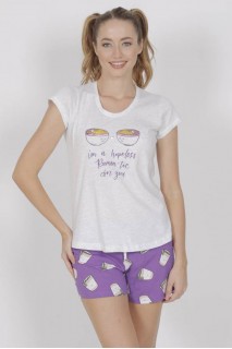 Пижама женская шорты футболка короткий рукав Vienetta Secret 810830