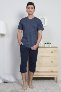 Пижама мужская бриджи футболка короткий рукав Gazzaz 103169-1