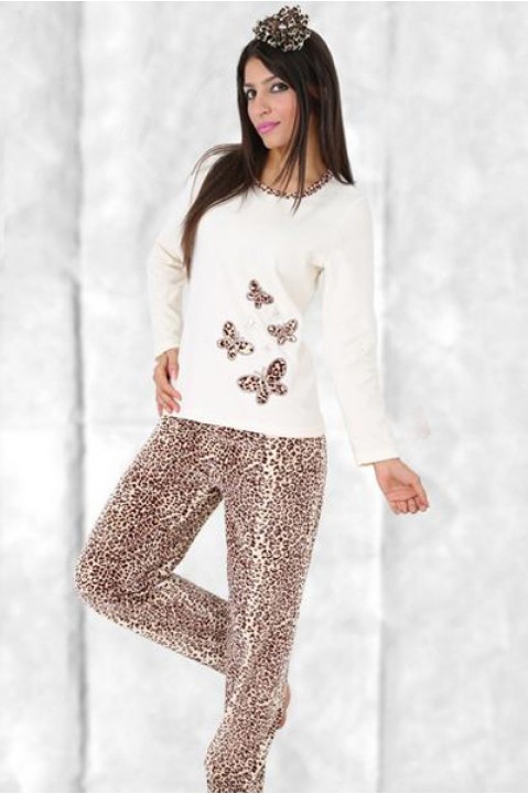 Пижама женская брюки длинный рукав Vienetta Secret 3811-1