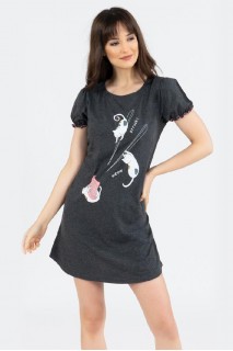 Ночная рубашка женская короткий рукав Vienetta Secret 690000-3
