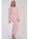 Пижама женская штаны кофта длинный рукав софт Vienetta Secret 610000-4