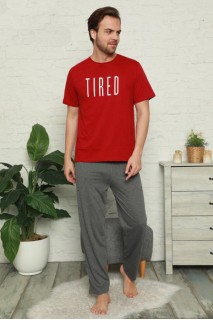 Пижама мужская штаны футболка короткий рукав Pijaman 6160-2
