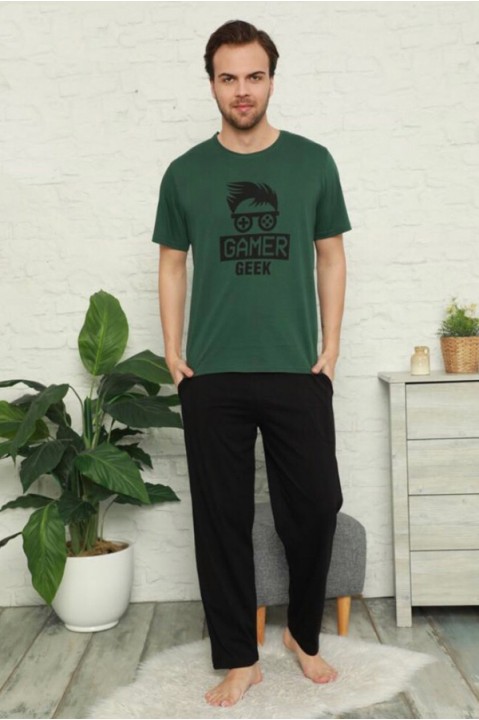 Піжама чоловіча штани футболка короткий рукав Pijaman 6160-5