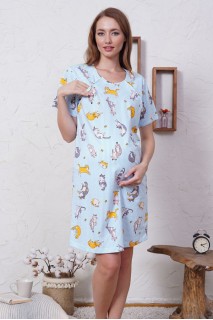 Нічна сорочка жіноча для вагітних і годуючих мам Vienetta Secret 220000-9