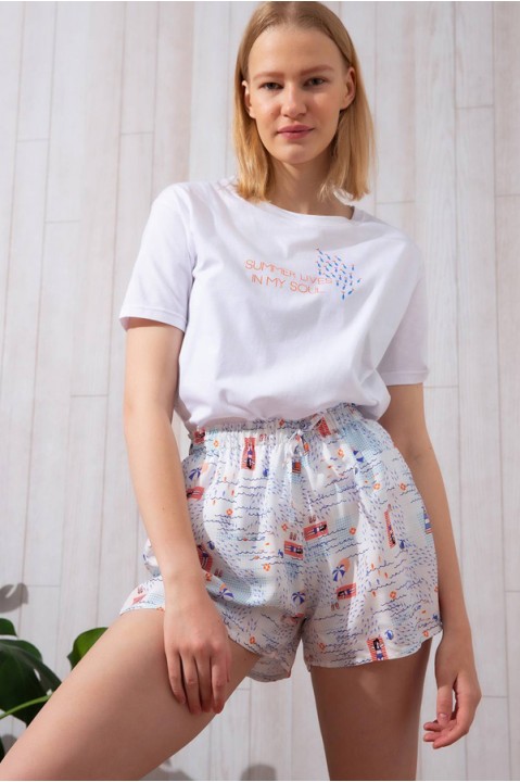 Пижама женская шорты футболка короткий рукав Hays 65025