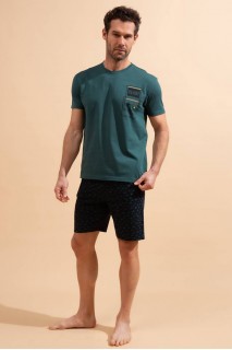 Пижама мужская шорты футболка короткий рукав Hays 65415