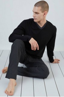 Пижама мужская штаны кофта длинный рукав Sevim 9263