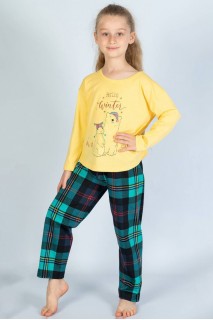 Пижама для девочки штаны кофта длинный рукав Vienetta Secret 106636-1