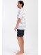 Піжама чоловіча шорти футболка короткий рукав Vienetta Secret 650191