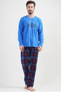Пижама мужская штаны кофта длинный рукав Gazzaz 910503