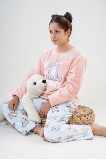 Пижама для девочка штаны кофта длинный рукав софт Vienetta Secret 810266-2