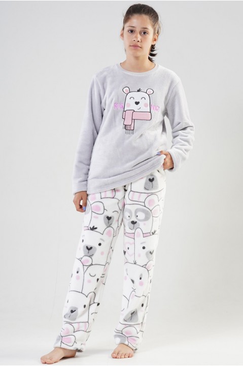 Пижама для девочка штаны кофта длинный рукав софт Vienetta Secret 940216-1