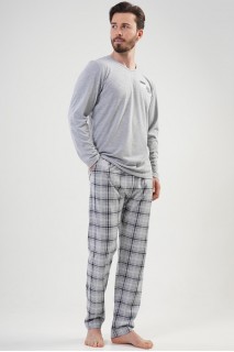 Пижама мужская штаны кофта длинный рукав Gazzaz 370256