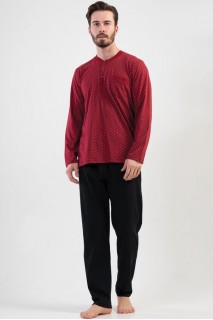 Пижама мужская штаны кофта длинный рукав Gazzaz 600000-7