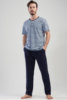 Пижама мужская штаны футболка короткий рукав Vienetta Secret 000000-1