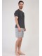 Пижама мужская шорты футболка короткий рукав Vienetta Secret 691708