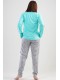 Жіноча піжама штани кофта довгий рукав Vienetta Secret 702797