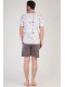 Піжама чоловіча шорти футболка короткий рукав Vienetta Secret 710576