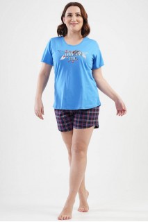 Піжама жіноча шорти футболка короткий рукав Vienetta Secret 754957