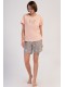 Пижама женская шорты футболка короткий рукав Vienetta Secret 762378