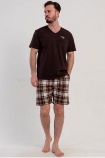 Піжама чоловіча шорти з кишенями короткий рукав Vienetta Secret 782091 Піжама чоловіча шорти з кишенями короткий рукав Vienetta Secret 782091