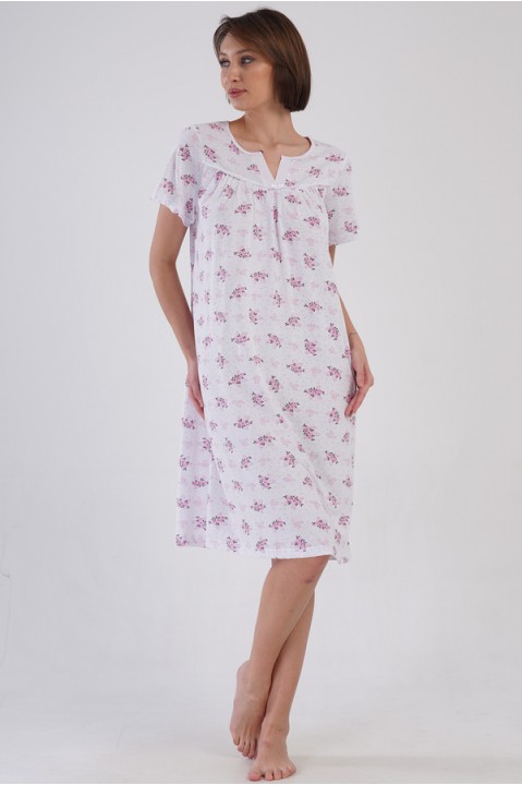 Ночная рубашка женская короткий рукав Vienetta Secret 802063-2