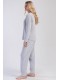 Пижама женская велюровая штаны кофта длинный рукав Vienetta Secret 820000-3