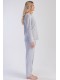 Пижама женская велюровая штаны кофта длинный рукав Vienetta Secret 820000-3