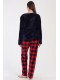 Піжама жіноча штани кофта довгий рукав велсофт Vienetta Secret 820190