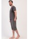 Піжама чоловіча капрі з кишенями короткий рукав Vienetta Secret 821374