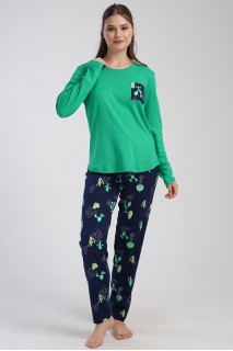 Жіноча піжама штани кофта довгий рукав Vienetta Secret 825070