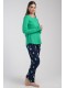 Пижама женская штаны кофта длинный рукав Vienetta Secret 825070