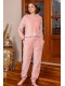 Жіноча піжама штани на манжетах кофта довгий рукав з капюшоном софт Cocoon 84-5021-1