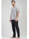 Піжама чоловіча штани футболка короткий рукав Vienetta Secret 880000-1