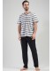 Піжама чоловіча штани футболка короткий рукав Vienetta Secret 880000-1