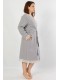 Халат жіночий довгий рукав на флісовий запах Vienetta Secret 910000-5
