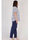 Піжама жіноча штани футболка короткий рукав Vienetta Secret 910430