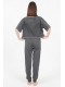 Жіноча піжама штани на манжетах кофта 3/4 рукав Vienetta Secret 930000-1