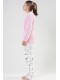 Піжама для дівчинки штани кофта довгий рукав софт Vienetta Secret 940216-2
