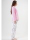 Жіноча піжама штани кофта довгий рукав софт Vienetta Secret 960216-1